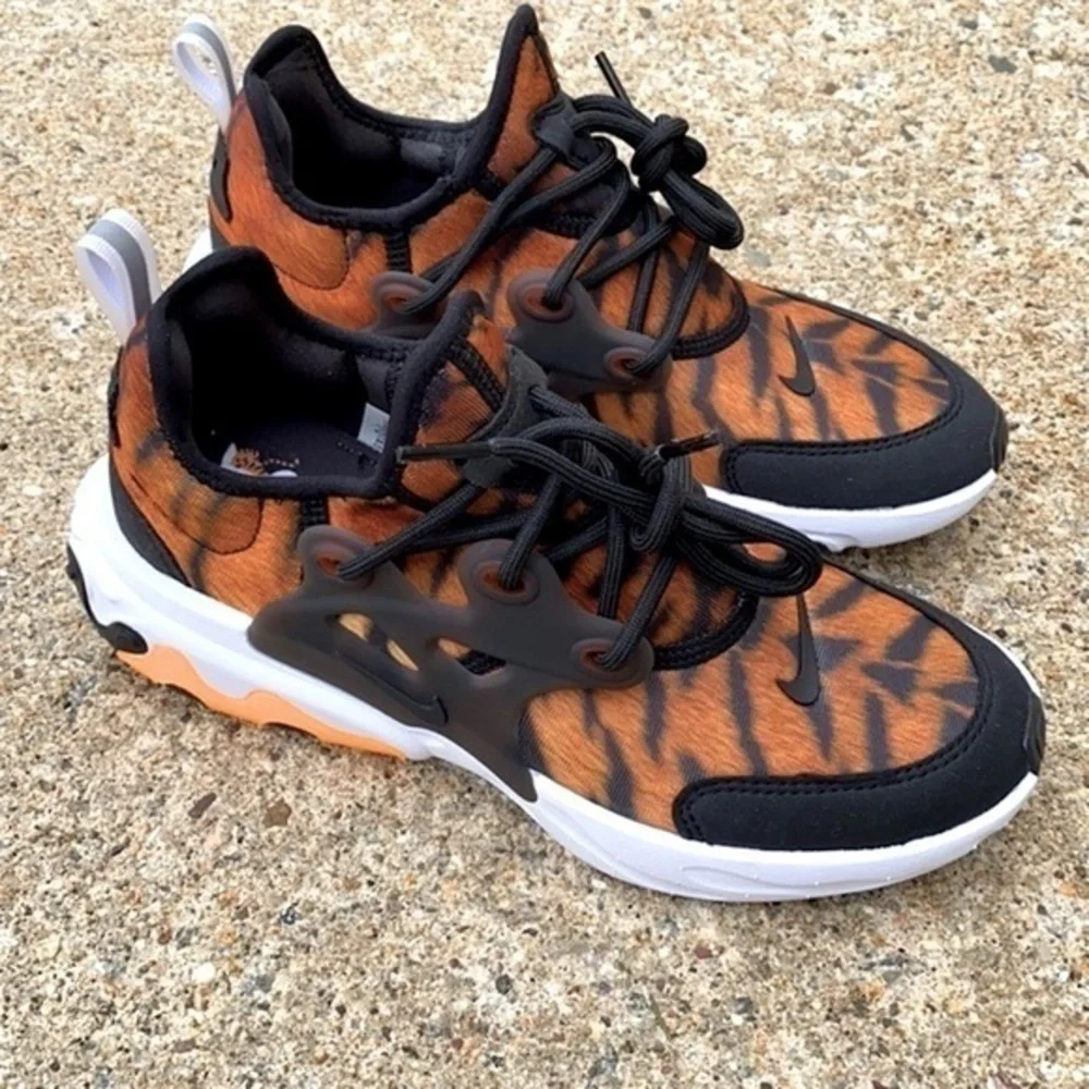 🆕⭐️ NiKE ⭐️➡️ PRESTO React 🔥 Animal Print | Athletic Sneakers Sz 5Y = 6.5W Nwt